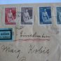 RARE FINLAND R COVER SWITZERLAND DAVOS PLATZ CENSORED MANNERHEIN (6!)+1 1942 AVI