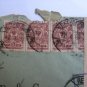 RUSSIA CENSOR COVER 1916 REG PETROGRAD TO DENMARK MeF 4X5K CENSORED