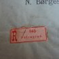 RUSSIA CENSOR COVER 1916 REG PETROGRAD TO DENMARK MeF 4X5K CENSORED