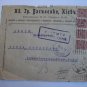 FANTASTIC RUSSIA KIEV censor cover 1916 MeF FRANKING 5Kx4 Censored DENMARK AD