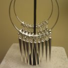 Spike Hoop Silver