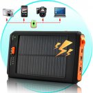 High Capacity Solar Charger/Battery w/ Flashlight