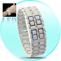 Iron Samurai Shiro - White Japanese Style Inspired Blue LED Watch