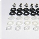 BOSCH TYPE III FUEL INJECTOR O-RINGS PINTLE CAPS - EV3 EV 6 - 6 CYL
