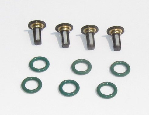 Honda Fuel Injector Top O-rings (6) & Filters - Civic, Accord, Odyssey