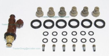 Toyota 3 4l V6 Fuel Injector Service Kit O Rings Seals Filters Pintle Caps 5vzfe