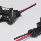 (6) EV1 Fuel Injector connectors with pigtail Bosch - BMW Volvo VW Porsche Nissan GM Delphi OBD1
