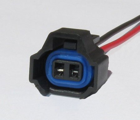 2 Nippon Denso Fuel Injector Connector Toyota Sard Blitz HKS Helix rb25 sr20 rb26 - Dual Slot