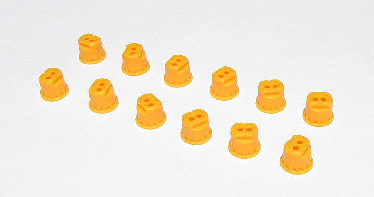 12 Ford Mercury Mazda Two Hole Fuel Injector Pintle caps &acirc;�� Bosch 2 hole