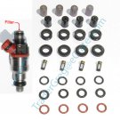 1986-1995 Toyota truck 4Runner 22R & 22RE Fuel injector orings pintle caps filters & seals