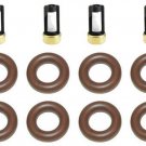 FUEL INJECTOR REPAIR KIT O-RINGS FILTERS FOR 2001-2006 BMW 3.0L L6 1439800 FUEL INJECTOR REPAIR KIT O-RINGS FILTERS FOR 2001-2006 BMW 3.0L L6 1439800