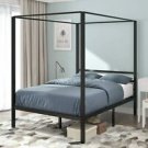 Black full size canopy bed frame FREE SHIPPING 48
