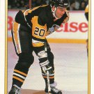 1990-91 O-Pee-Chee Premier #60 - Jamie Leach RC - Boston Bruins