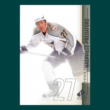 2010-11 UD SP Authentic # 67 - Patric Hornqvist - Nashville Predators