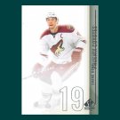 2010-11 UD SP Authentic # 42 - Shane Doan - Phoenix Coyotes