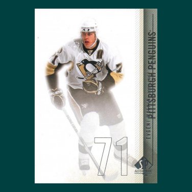 2010-11 UD SP Authentic # 40 - Evgeni Malkin - Pittsburgh Penguins