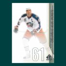 2010-11 UD SP Authentic # 36 - Rick Nash - Columbus Blue Jackets