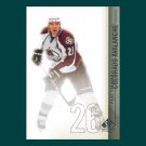 2010-11 UD SP Authentic # 10 - Paul Stastny - Colorado Avalanche