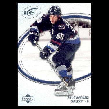 2005-06 UD Ice # 98 - Ed Jovanovski - Vancouver Canucks