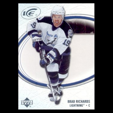 2005-06 UD Ice # 87 - Brad Richards - Tampa Bay Lightning