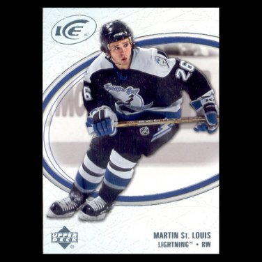 2005-06 UD Ice # 86 - Martin St. Louis - Tampa Bay Lightning