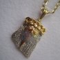14K Gold Plated Iced Out Ski Mask Jesus With Cuban Crown