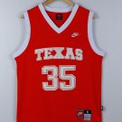 Kevin Durant 35 University Of Texas Longhorns Orange Stitched Jersey Size S-2XL