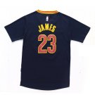 Cleveland Cavaliers 23 LeBron James Navy Basketball Sewn Jersey S-2XL