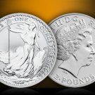2012 Brilliant Uncirculated Britannia 1 Ounce Silver Bullion