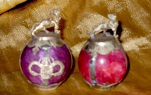 Year of The Tiger Red Jade Sphere