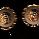 Vintage Clip On Earrings, Leo the Lion