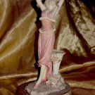 Vintage Lady In Pink Figurine
