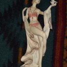 Art Deco Lady with Dove Figurine