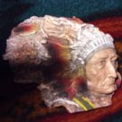 Indian Chief Head Sculpture