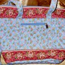 Blue Floral Vera Bradley type tote.