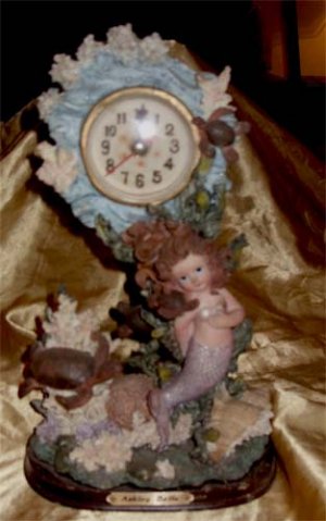 Mermaid and Sea Scene Clock