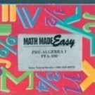 Math Made Easy: Pre Algebra 1 PFA-100 (VHS)