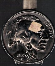Avon 1913 Buffalo Nickel After Shave Decanter, circa 1971