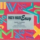 Math Made Easy: Quick Fractions QFR100 (VHS)