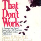 Pills That Don't Work by Sidney M Wolfe, Christopher M Coley