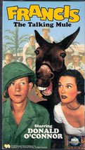 Francis the Talking Mule (VHS Movie) starring Donald O'Connor