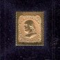 1861 30 Cent Benjamin Franklin 22kt Gold Replica Stamp