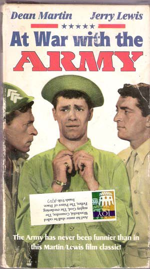 At War with the Army (VHS) Dean Martin, Jerry Lewis