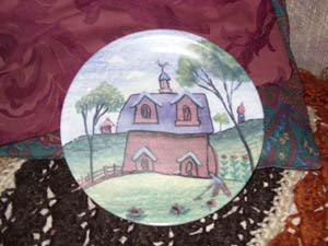Decorative Shabby Chic Cabin wall Plate