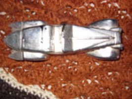 Avon Silver Duesenberg Car Decanter Bottle, 1971