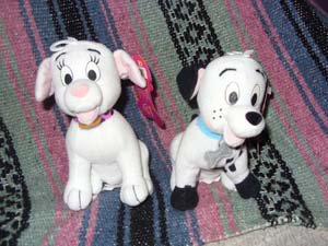 101 Dalmations Stuffed Toy Set By Applause
