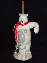 Vintage Coca Cola Sippy Bear Figure Drink Bottle w/ Straw