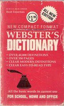 Webster's Dictionary (New Compact Size) 1988 by Book Essentials