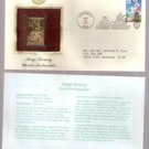 1997 First Day Issue US Postage Stamp &  22kt Gold Bugs Bunny Stamp