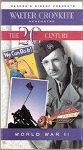 Walter Cronkite Remembers the 20th Century (World War II) VHS 1997